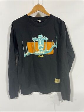Logic no pressure Black Crewneck Sweatshirt - XL